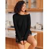 Ekouaer Womens Pajama Sets 2 Piece Lounge Set Casual Long Sleeve Loungewear Matching Sleepwear(Brown Leopard)