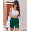 Ekouaer Womens Pajamas 2 Piece Lounge Sets Oversized V Neck T-Shirts Tops Biker Shorts Set Workout Reversible Tracksuit S-XXL(Evergreen)