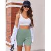 Ekouaer Womens Pajamas 2 Piece Lounge Sets Oversized V Neck T-Shirts Tops Biker Shorts Set Workout Reversible Tracksuit S-XXL(Ice Green)