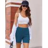 Ekouaer Womens Pajamas 2 Piece Lounge Sets Oversized V Neck T-Shirts Tops Biker Shorts Set Workout Reversible Tracksuit S-XXL(Navy Blue)