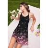 Ekouaer Women’s Racerback Sleeveless Nightgown(Cherry Blossoms)