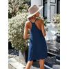 Ekouaer Women’s Racerback Sleeveless Nightgown(Navy)