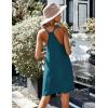 Ekouaer Women’s Racerback Sleeveless Nightgown(Peacock Blue)