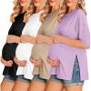 4pcs Black / Brown / Lilac / Khaki
