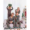 Ekouaer Christmas Pajamas for Family Matching Pj Sets Womens Mens Kids Pjs Long Sleeve Sleepwear Lounge Sets Outfits(Green Red-buffalo Plaid)