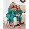 Ekouaer Christmas Pajamas for Family Matching Pj Sets Womens Mens Kids Pjs Long Sleeve Sleepwear Lounge Sets Outfits(Green-christmas Hat)