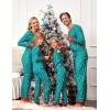 Ekouaer Christmas Pajamas for Family Matching Pj Sets Womens Mens Kids Pjs Long Sleeve Sleepwear Lounge Sets Outfits(Green-christmas Hat)