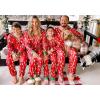 Ekouaer Christmas Pajamas for Family Matching Pj Sets Womens Mens Kids Pjs Long Sleeve Sleepwear Lounge Sets Outfits(Red-christmas Tree)