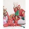 Ekouaer Christmas Pajamas for Family Matching Pj Sets Womens Mens Kids Pjs Long Sleeve Sleepwear Lounge Sets Outfits(Red-christmas Tree)