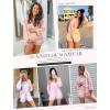 Ekouaer Knit Pajamas Set for Women Lounge Wear Sets Long Sleeve Sweatsuit Matching 2 Piece Outfits Casual Sweater Sets S-XXL(Floral Pink)