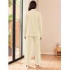 Ekouaer Lounge Sets for Women 2 Piece Outfits 2024 Long Sleeve Top with Pants Sweatsuit Tracksuit S-XXL(C-apricot)