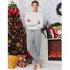 Ekouaer Men’s Pajama Pants, Lightweight Loungewear, Comfy Jogger Sleep Pant Long Pj Bottoms with Drawstring & Pockets(2 Pack-black+light Grey)