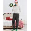 Ekouaer Men’s Pajama Pants, Lightweight Loungewear, Comfy Jogger Sleep Pant Long Pj Bottoms with Drawstring & Pockets(Gingham+stripe)