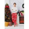 Ekouaer Men’s Pajama Pants, Lightweight Loungewear, Comfy Jogger Sleep Pant Long Pj Bottoms with Drawstring & Pockets(Xmas Print)