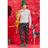 Ekouaer Men’s Pajama Pants, Lightweight Loungewear, Comfy Jogger Sleep Pant Long Pj Bottoms with Drawstring & Pockets(Xmas Print)