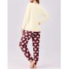 Ekouaer Pajama Sets for Women 2 Piece Plaid Pjs Long Sleeve Lounge Sets Comfy Gingham Nightwear with Pockets(Red Heart)