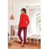 Ekouaer Pajama Sets for Women 2 Piece Plaid Pjs Long Sleeve Lounge Sets Comfy Gingham Nightwear with Pockets(Red Plaid)