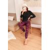 Ekouaer Pajama Sets for Women 2 Piece Plaid Pjs Long Sleeve Lounge Sets Comfy Gingham Nightwear with Pockets(Rose Leopard)