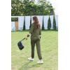 Ekouaer Sweatsuits Womens Loungewear Set Tracksuit Long Sleeve Pajamas Set with Pockets 2 Piece Outfits Lounge Sets(Army Green)