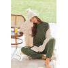 Ekouaer Sweatsuits Womens Loungewear Set Tracksuit Long Sleeve Pajamas Set with Pockets 2 Piece Outfits Lounge Sets(Army Green)