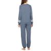 Ekouaer Sweatsuits Womens Loungewear Set Tracksuit Long Sleeve Pajamas Set with Pockets 2 Piece Outfits Lounge Sets(Blue Purple)