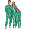 Ekouaer Sweatsuits Womens Loungewear Set Tracksuit Long Sleeve Pajamas Set with Pockets 2 Piece Outfits Lounge Sets(Christmas Green)
