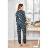 Ekouaer Sweatsuits Womens Loungewear Set Tracksuit Long Sleeve Pajamas Set with Pockets 2 Piece Outfits Lounge Sets(Grey Stars)