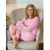 Ekouaer Sweatsuits Womens Loungewear Set Tracksuit Long Sleeve Pajamas Set with Pockets 2 Piece Outfits Lounge Sets(Light Pink)