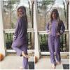 Ekouaer Sweatsuits Womens Loungewear Set Tracksuit Long Sleeve Pajamas Set with Pockets 2 Piece Outfits Lounge Sets(Light Purple)
