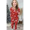 Ekouaer Valentine’s Pajamas Women’s Long Sleeve Pj Set Soft 2 Piece Loungewear Sleepwear with Jogger Pants XS-3XL(Christmas Reindeer)