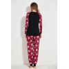 Ekouaer Women’s Pajama Set Christmas Pjs Long Sleeve Print Tops and Pajamas Pants Soft Sleepwear Set(Pat8_red Plaid Snowflake)