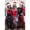 Ekouaer Women’s Pajama Set Christmas Pjs Long Sleeve Print Tops and Pajamas Pants Soft Sleepwear Set(Pattern4_antlers)
