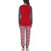 Ekouaer Women’s Pajama Set Christmas Pjs Long Sleeve Print Tops and Pajamas Pants Soft Sleepwear Set(Pattern4_antlers)