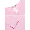 Ekouaer Womens Pajama Sets 2 Piece Lounge Set Fall Winter Pajamas Long Sleeve Pjs Top and Pants Soft Pj Sets Loose Sleepwear(Light Pink)