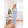 Ekouaer Womens Pajama Sets 2 Piece Lounge Set Fall Winter Pajamas Long Sleeve Pjs Top and Pants Soft Pj Sets Loose Sleepwear(Monkey)