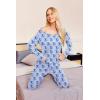 Ekouaer Womens Pajama Sets 2 Piece Lounge Set Fall Winter Pajamas Long Sleeve Pjs Top and Pants Soft Pj Sets Loose Sleepwear(Monkey)