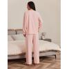 Ekouaer Womens Tracksuits 2 Piece Long Sleeve Outfits Micro Fleece Sweatsuit Sets Wide Leg Sweatpants(Light Pink)