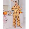 Ekouaer Women’s Waffle Knit Pajama Sets Comfy Long Sleeve Lounge Sets 2 Piece Matching Pj Sets with Pockets(Bat Print)