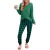 Green and Black Plaid