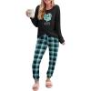 Heart Plaid Green