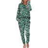 Green Leopard-print