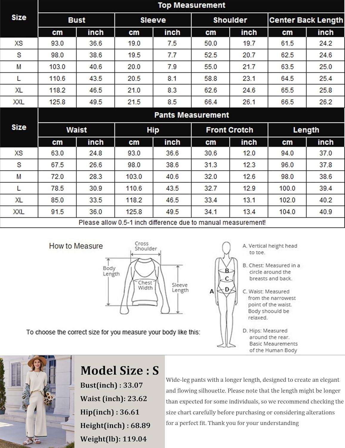imageEkouaer Lounge Set for Women Travel Outfits 2 Piece Sets Short Sleeve Sweater Top Wide Leg Long Pants LoungewearStripe