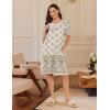 Ekouaer Moo Moos for Women Button House Dresses for Women with Pocket Mumu S-3XL(Khaki Flower)