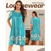 Ekouaer Moo Moos for Women Button House Dresses for Women with Pocket Mumu S-3XL(Light Blue)