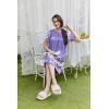 Ekouaer Moo Moos for Women Button House Dresses for Women with Pocket Mumu S-3XL(Purple)