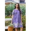 Ekouaer Moo Moos for Women Button House Dresses for Women with Pocket Mumu S-3XL(Purple)
