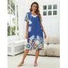 Ekouaer Nightgowns for Women House Dress Nightgown with Pockets Mumu Dress(Mandola)