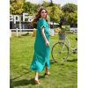 Ekouaer Women’s Full Length Short Sleeve Nightgown(Aqua Green)