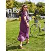 Ekouaer Women’s Full Length Short Sleeve Nightgown(Eggplant Purple)