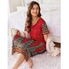 Ekouaer Women’s Full Length Short Sleeve Nightgown(Feather)
